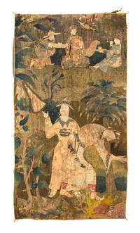 A Continental Needlework Tapestry, POSSIBLY HUNGARIAN, LATE 17TH/EARLY 18TH CENTURY, Height 77 x width 43 inches. — POSSIBLY HUNGARIAN, LATE 17TH/EARLY 18TH CENTURY,