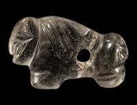 A Western Asiatic Rock Crystal Recumbent Lion