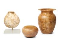 Five Egyptian Alabaster Vessels