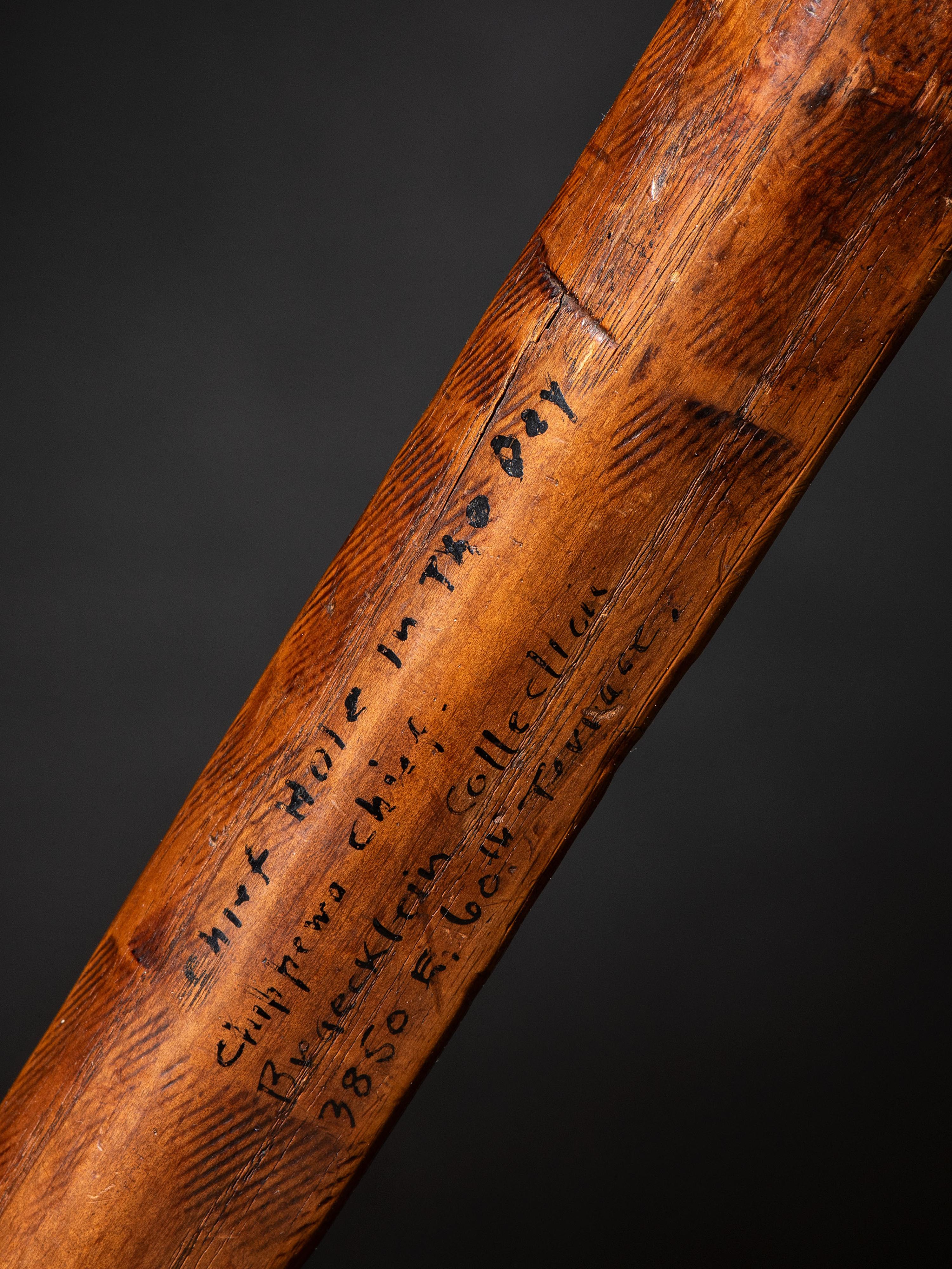 Engraved Spontoon Pipe Tomahawk, Attributed to Chief Hole in the Day