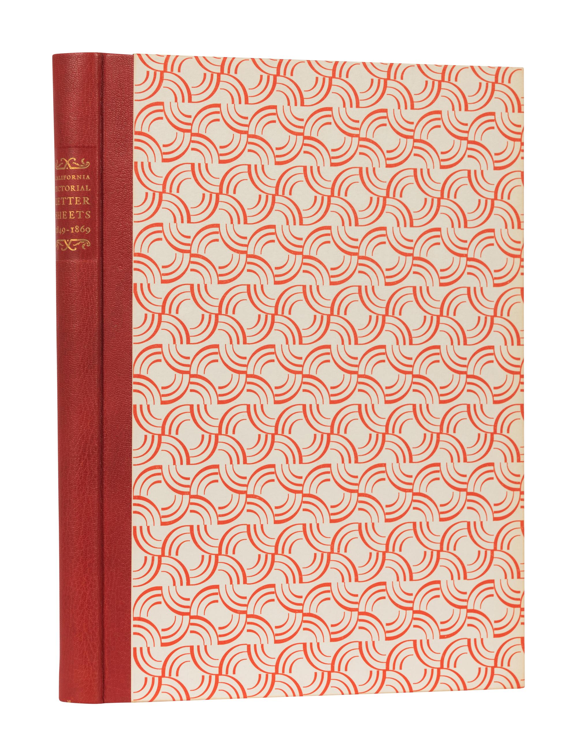 [GRABHORN PRESS]. BAIRD, Joseph Armstrong (b.1922). California’s Pictorial Letter Sheets 1849-1869 . San Francisco: The Grabhorn Press for David Magee, 1967.
