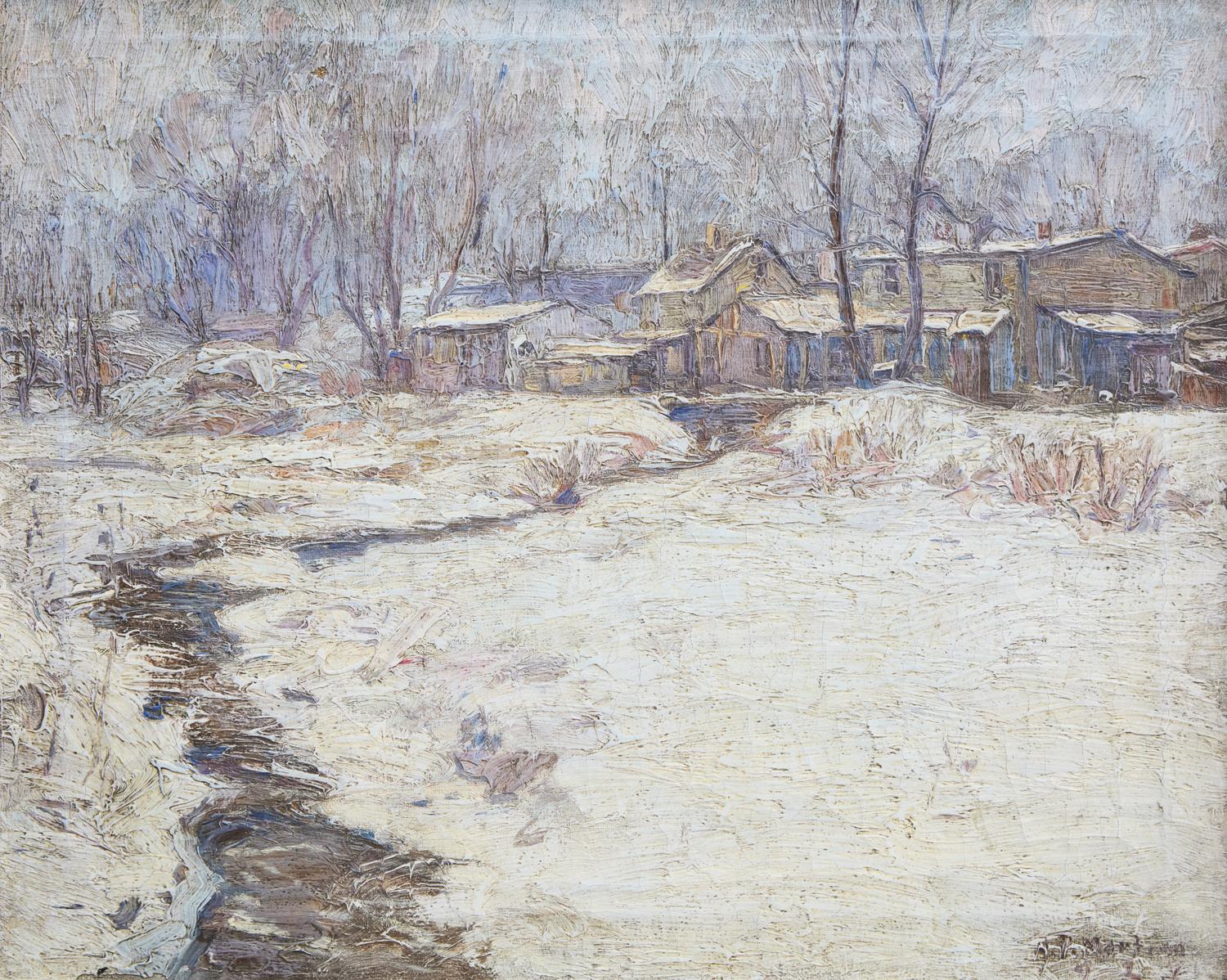 Little Creek in Winter, 1927