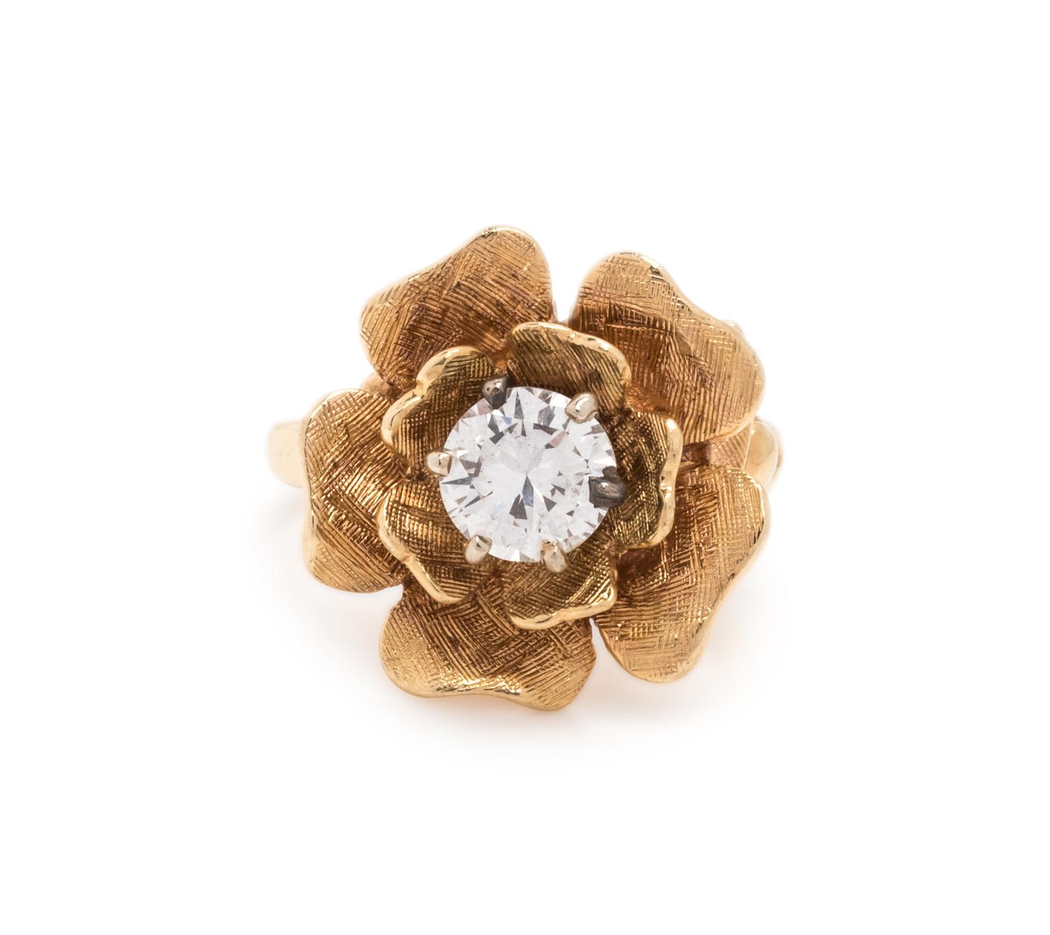 DIAMOND FLOWER RING