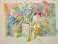 Hobson Pittman (American, 1900–1972) - Still Life (Pastel)