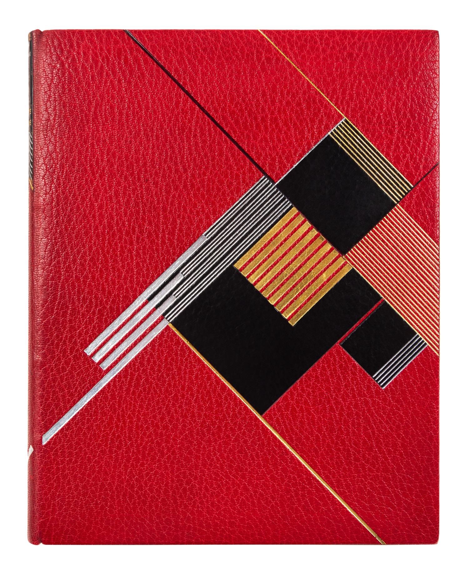 [BINDINGS]. [LÉOTARD, GENEVIÈVE - BINDER]. A group of 2 works in fine Art Deco bindings by Léotard.