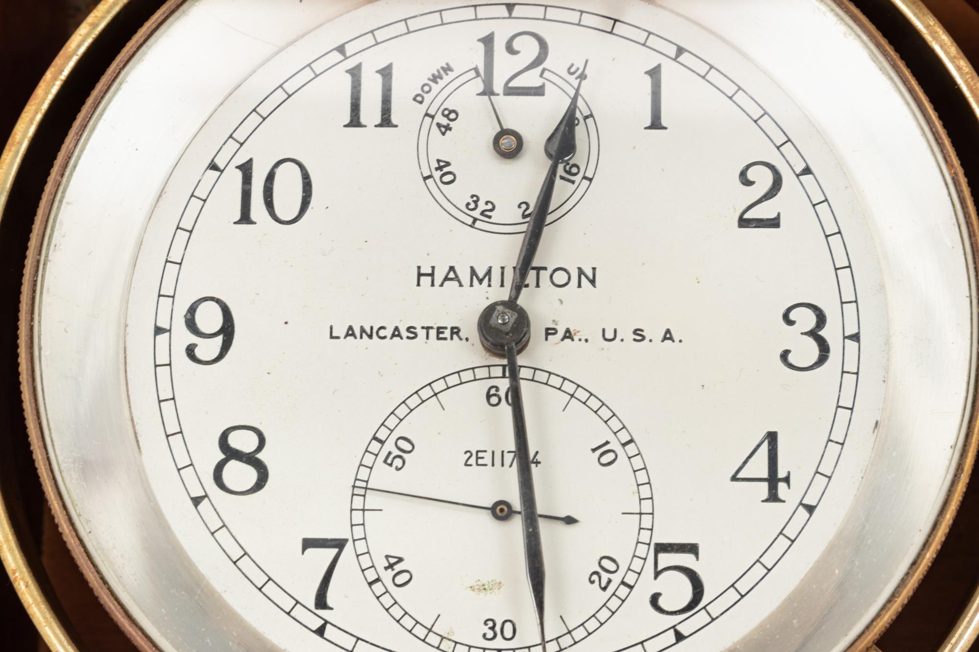 An American Mahogany Cased Two-Day Ship's Chronometer