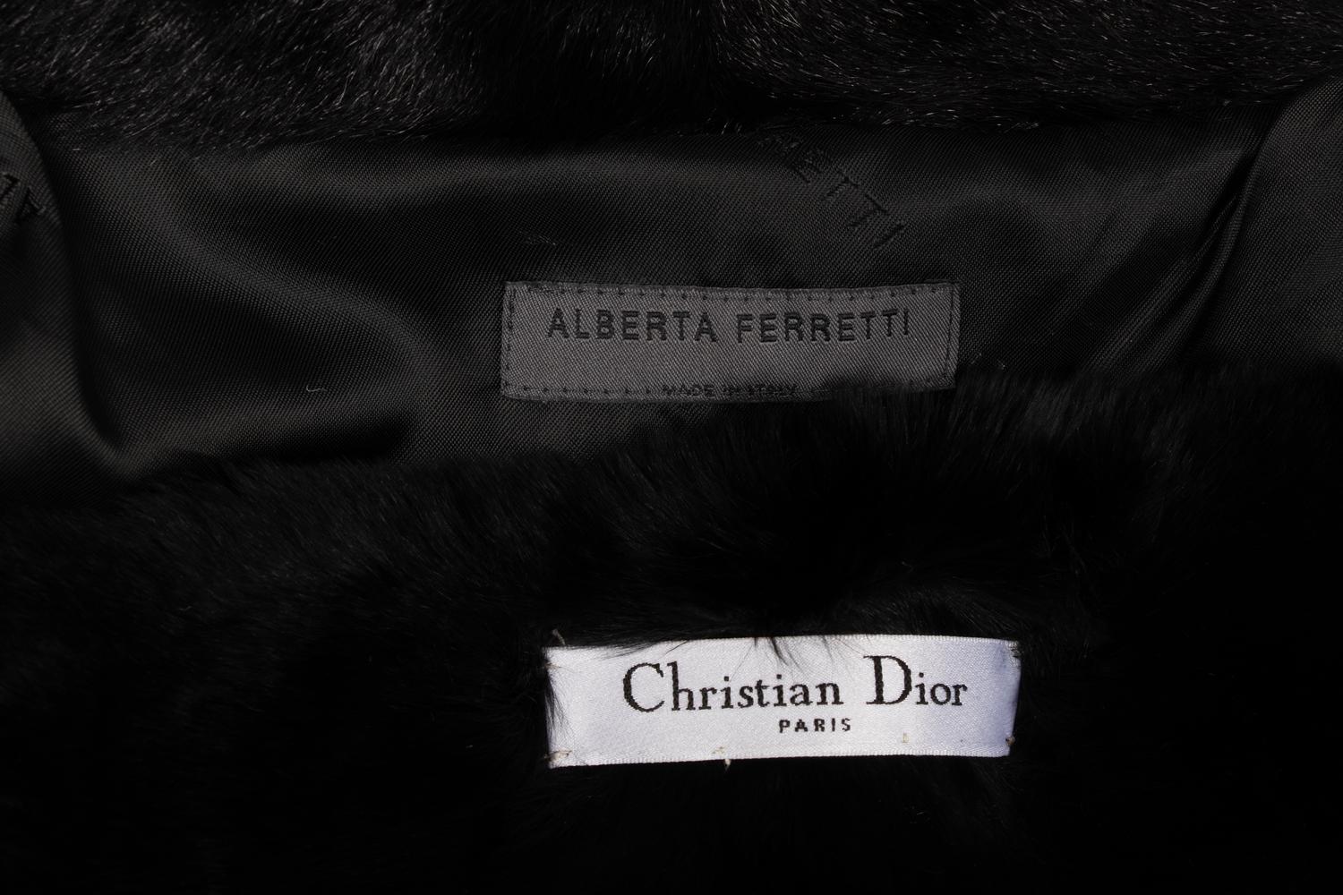 Alberta Ferretti Jacket and Christian Dior Scarf