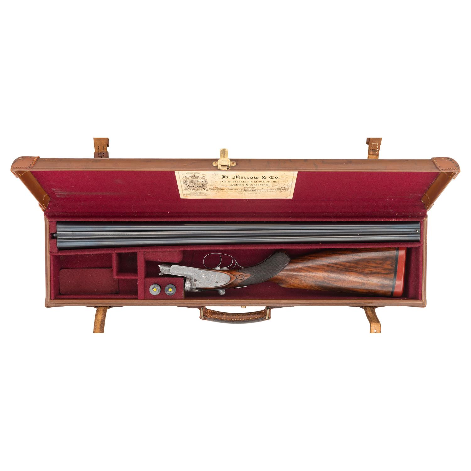*Morrow Seven-Pin Sidelock 12 Bore Shotgun with Matching Case