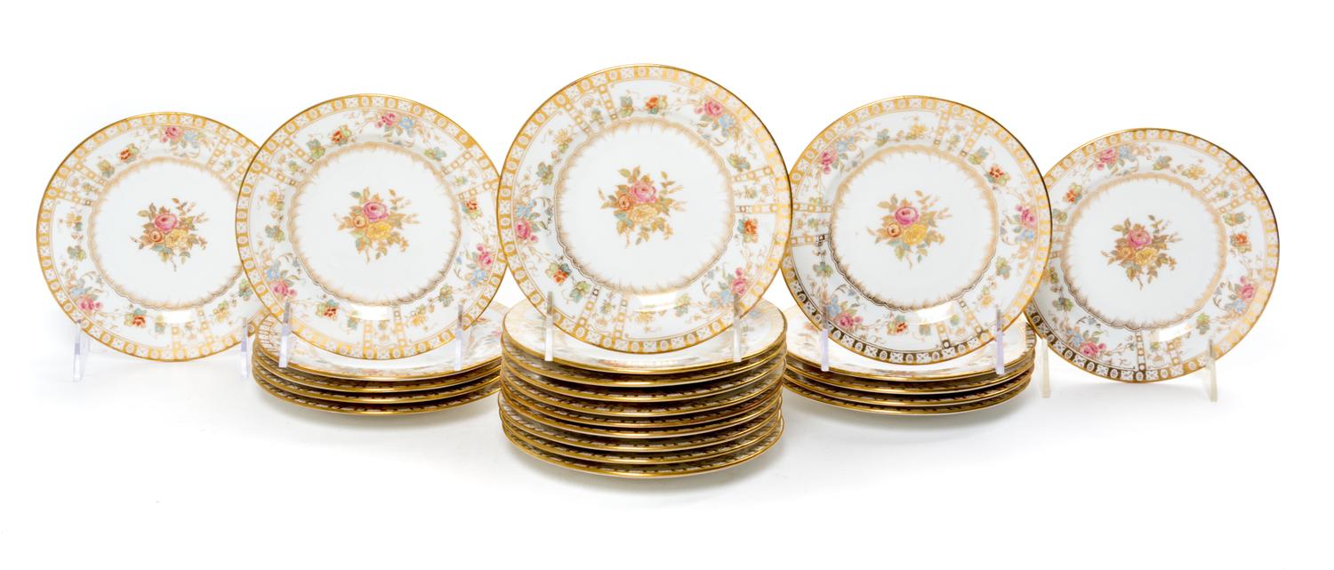 A Set of Wedgwood Porcelain Bread Plates Diameter 6 inches.