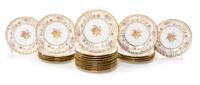 A Set of Wedgwood Porcelain Bread Plates Diameter 6 inches.
