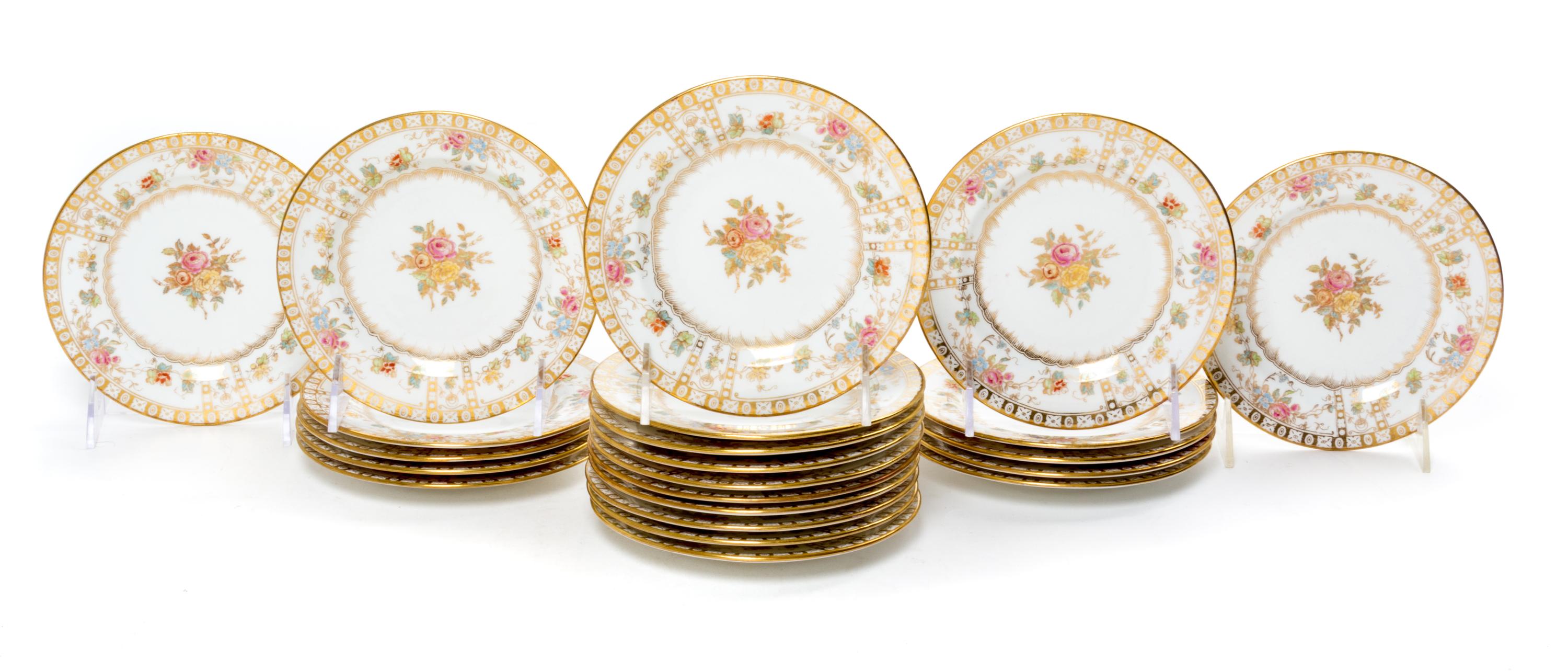 A Set of Wedgwood Porcelain Bread Plates Diameter 6 inches.