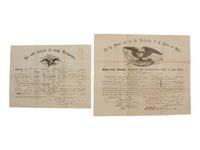 [CIVIL WAR]. Corporal Samuel McKinney Stafford (1837-1922), 16th Ohio Battery, archive including war-date diary and letters.