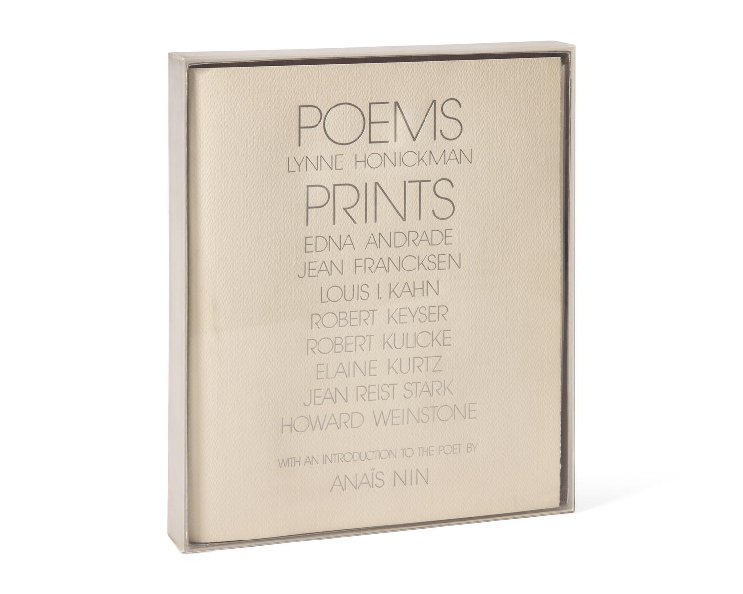 [Art] Honickman, Lynne, and Anais Nin, and Edna Andrade, et al. Poems