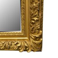 A Large Giltwood Frame with Mirror 61" W x 5" D x 89" H — United States, 19th Century