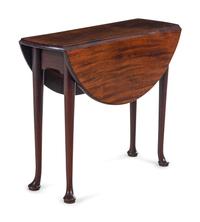 A George III Style Mahogany Drop Leaf Table