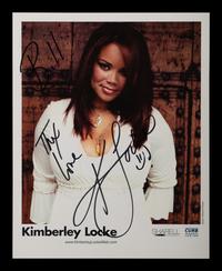 (Celebrity) A group of 10 autographed photos of musical stars, comprising: