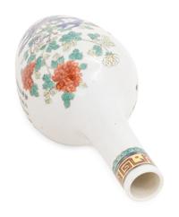 A Chinese Famille Rose Porcelain Bottle Vase
