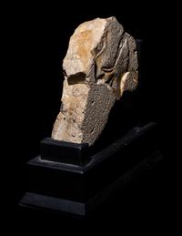 An Egyptian Limestone Fragment with the Face of a Foreigner