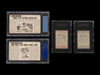 A Group of Graded 1964 Topps Giants and 1965 Topps Transfers,
