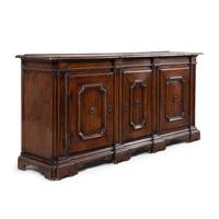 An Italian Baroque Walnut Console Cabinet