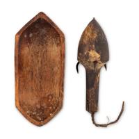 Alaskan Native Fishing Weight and Bowl