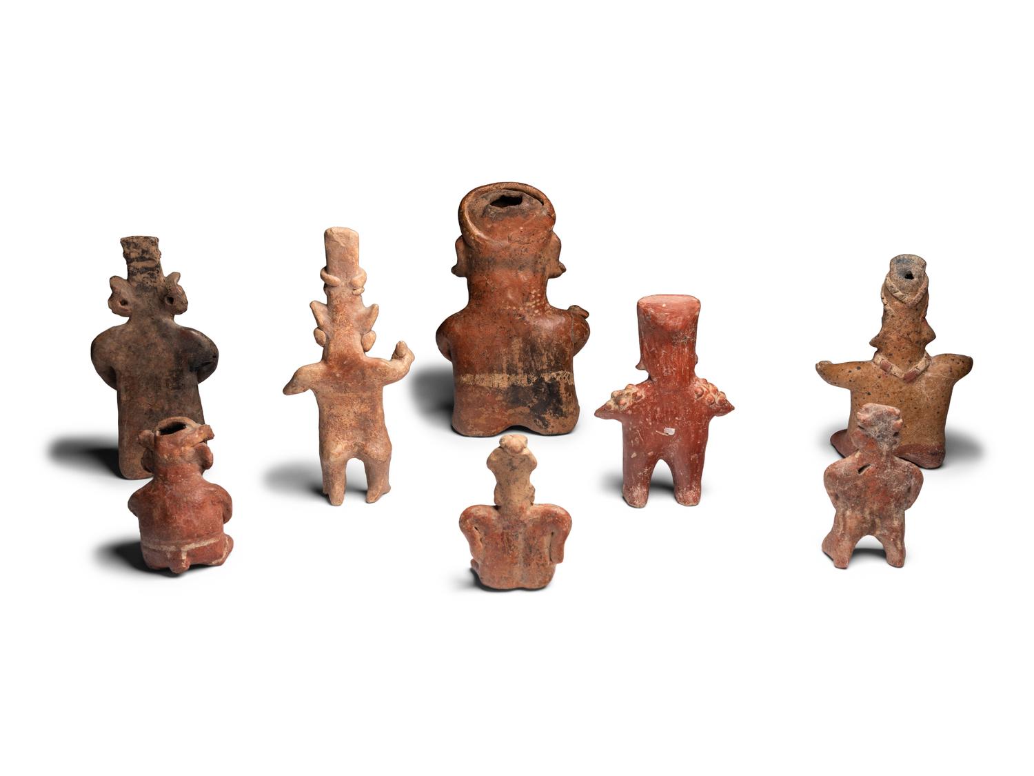 Eight Jalisco Terracotta Figures