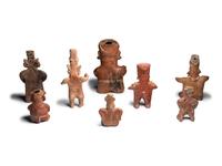 Eight Jalisco Terracotta Figures