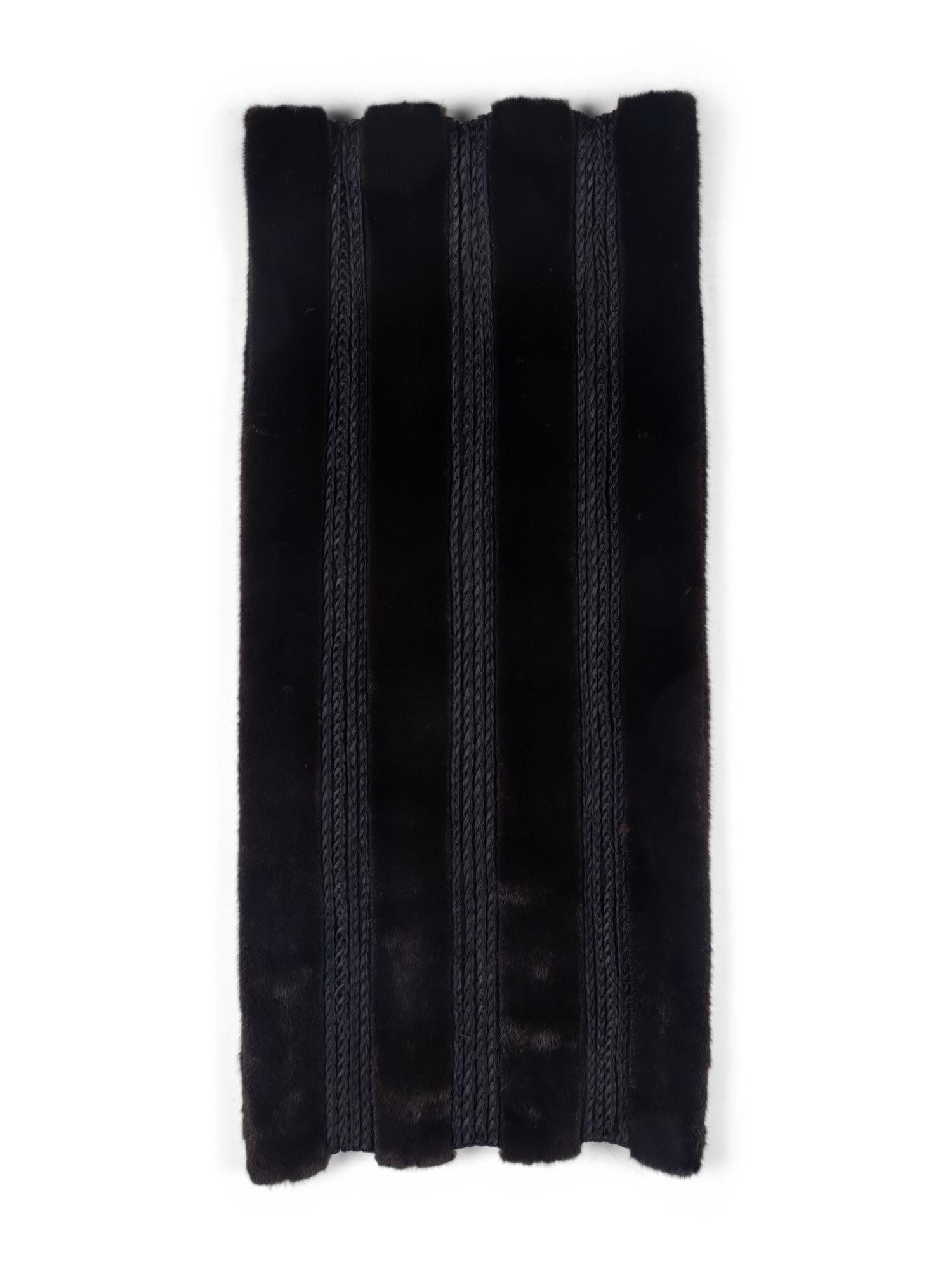 Exceptional J. Mendel Ranch Mink Scarf