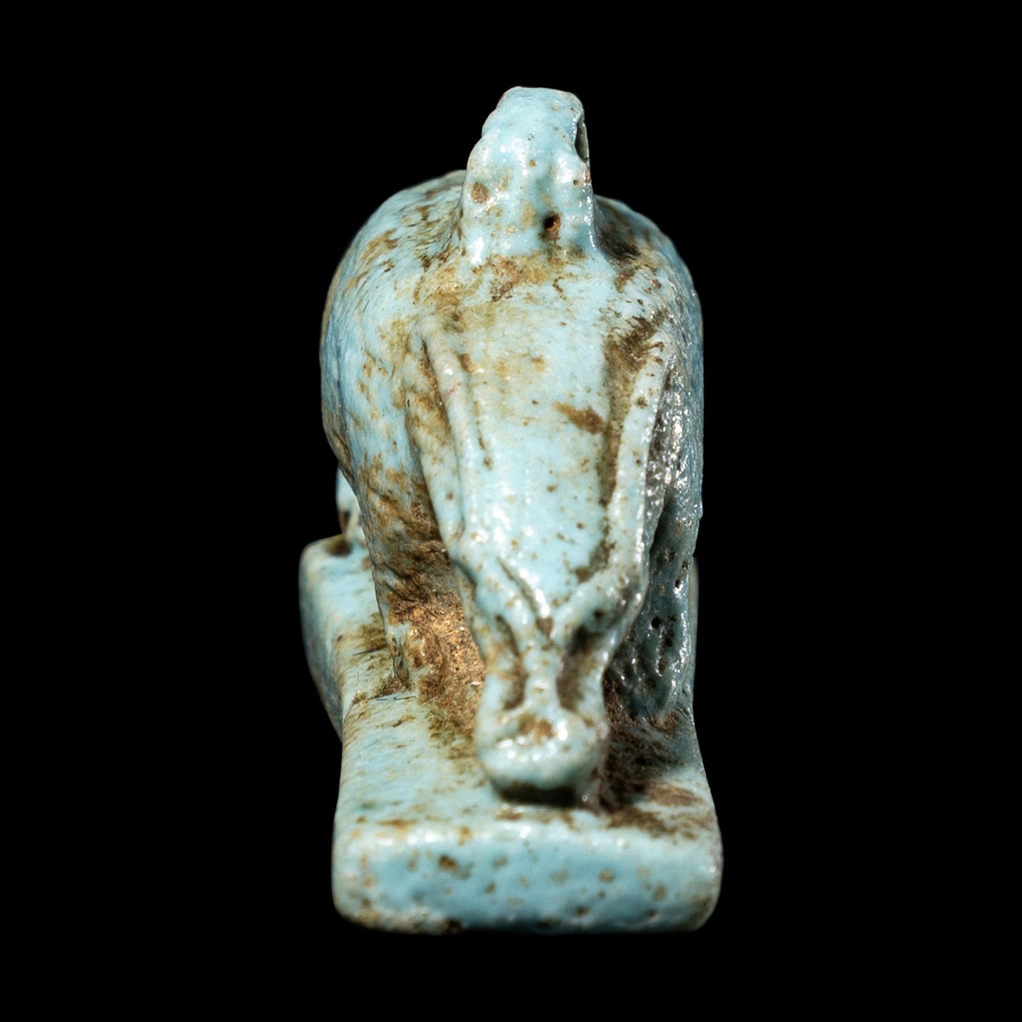 An Egyptian Faience Sow