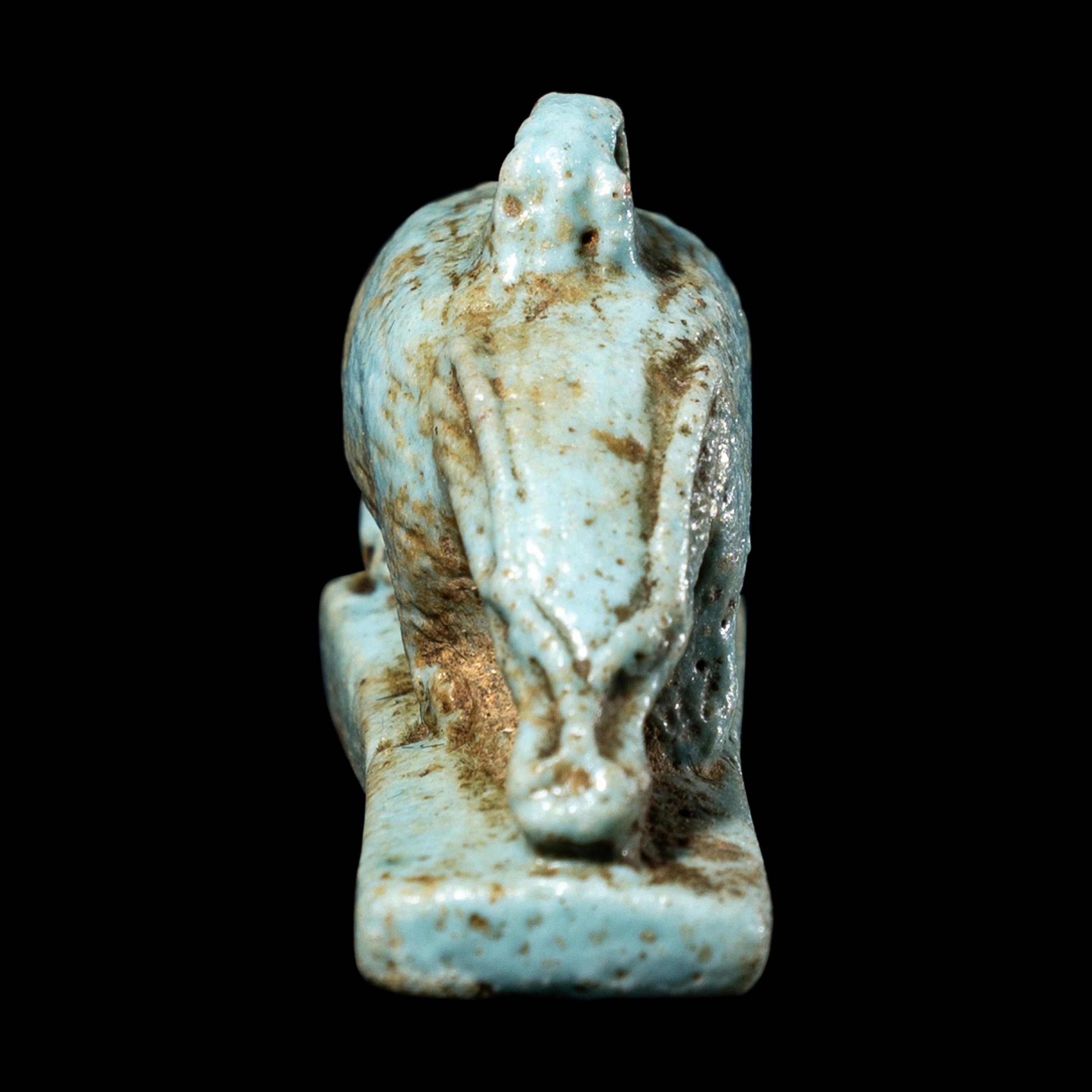 An Egyptian Faience Sow