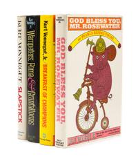 VONNEGUT, Kurt (1922-2007). A group of 4 works by Kurt Vonnegut, ALL FIRST EDITIONS.