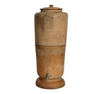 A Terra Cotta Water Filter and Dispenser 15" W x 15" D x 35" H — Argentina, Early 20th Century