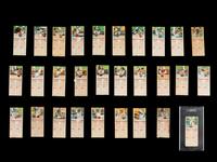 A Collection of 29 1955 Topps DoubleHeader Baseball Cards