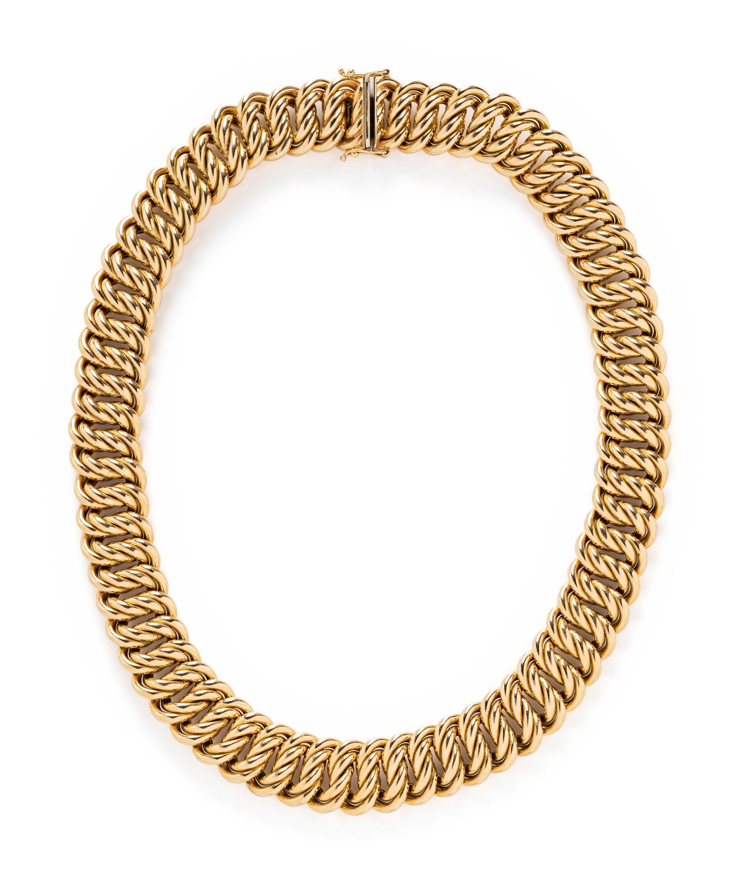 YELLOW GOLD AND GEMSTONE NECKLACE AND ENHANCERS