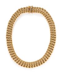 YELLOW GOLD AND GEMSTONE NECKLACE AND ENHANCERS