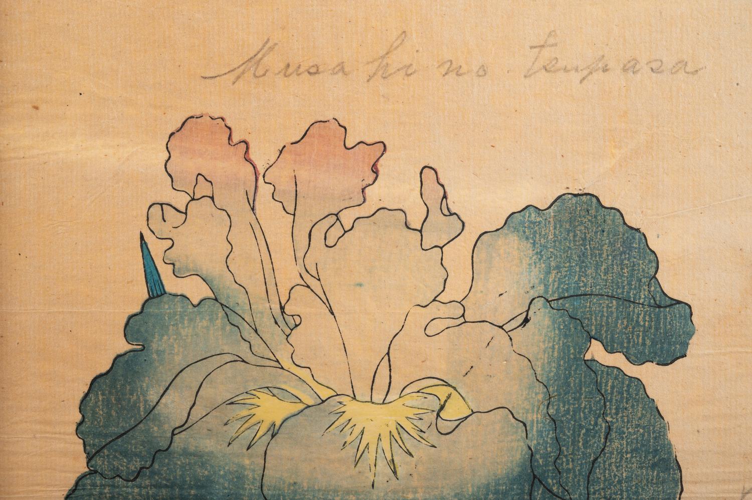 A Group of Six Japanese Color Lithographs from the Yokohama Seed Company