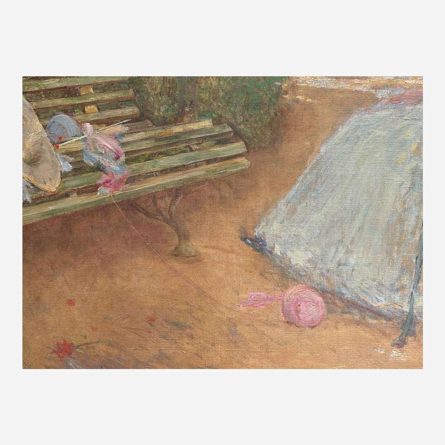 Childe Hassam (American, 1859–1935) Mrs. Hassam in a Garden, Villiers-le-Bel