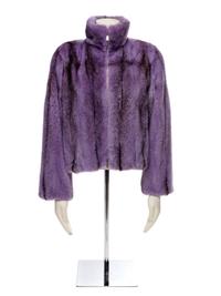 Michael Kors Lavender Mink Jacket ,