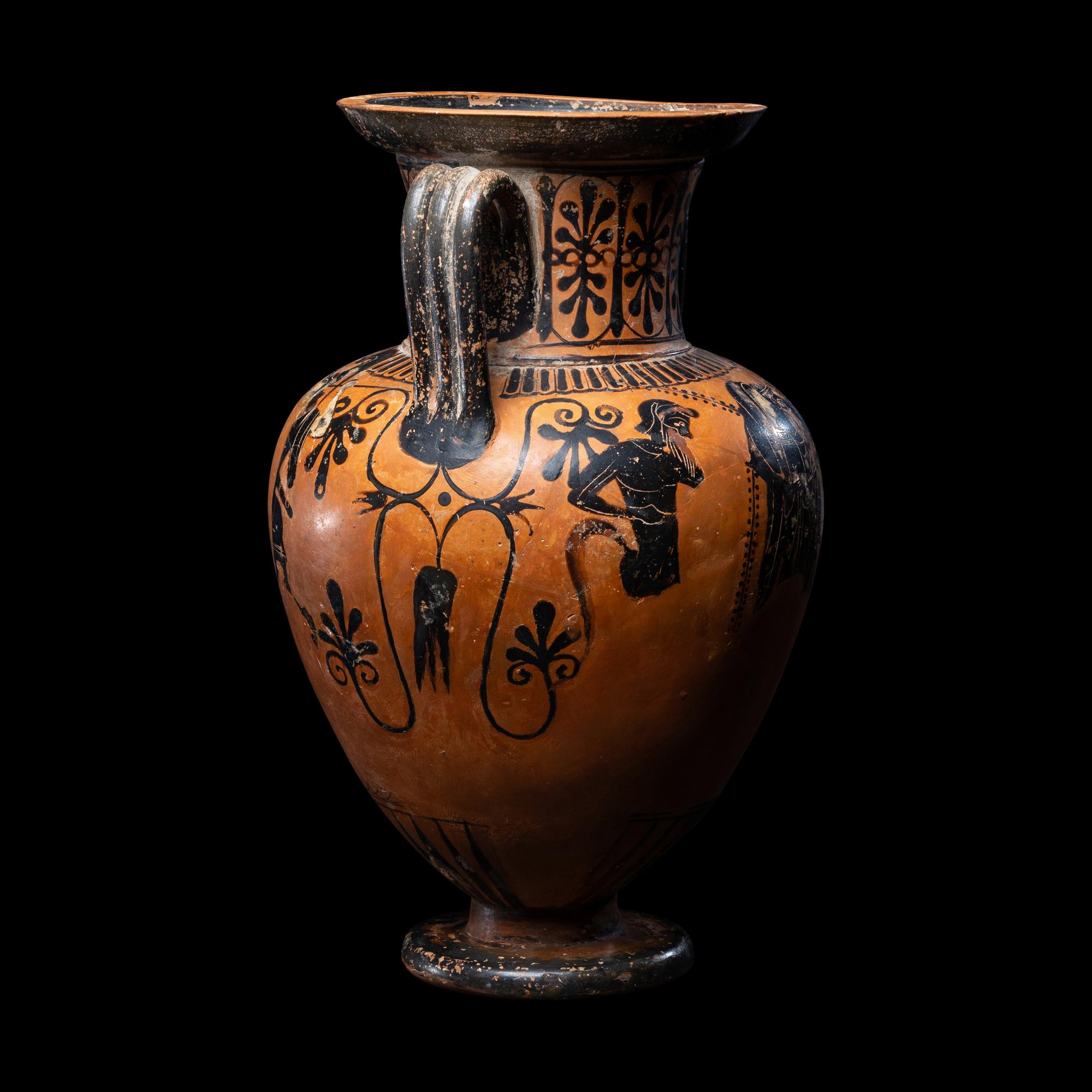 An Attic Black-Figured Neck Amphora