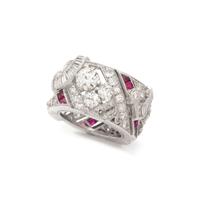 RUBY AND DIAMOND BAND