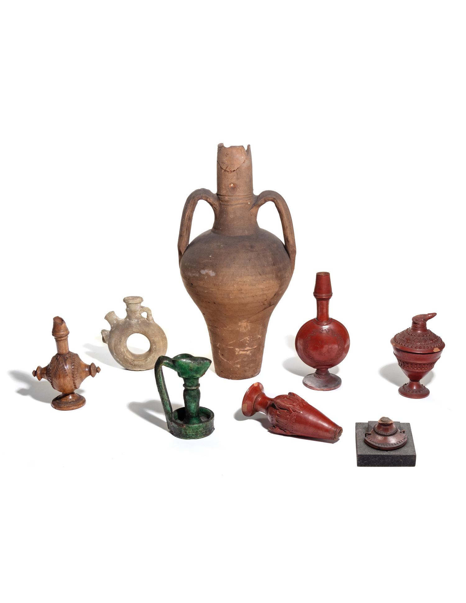 A Group of Terra Cotta Vessels