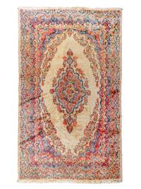 A Kirman Wool Rug