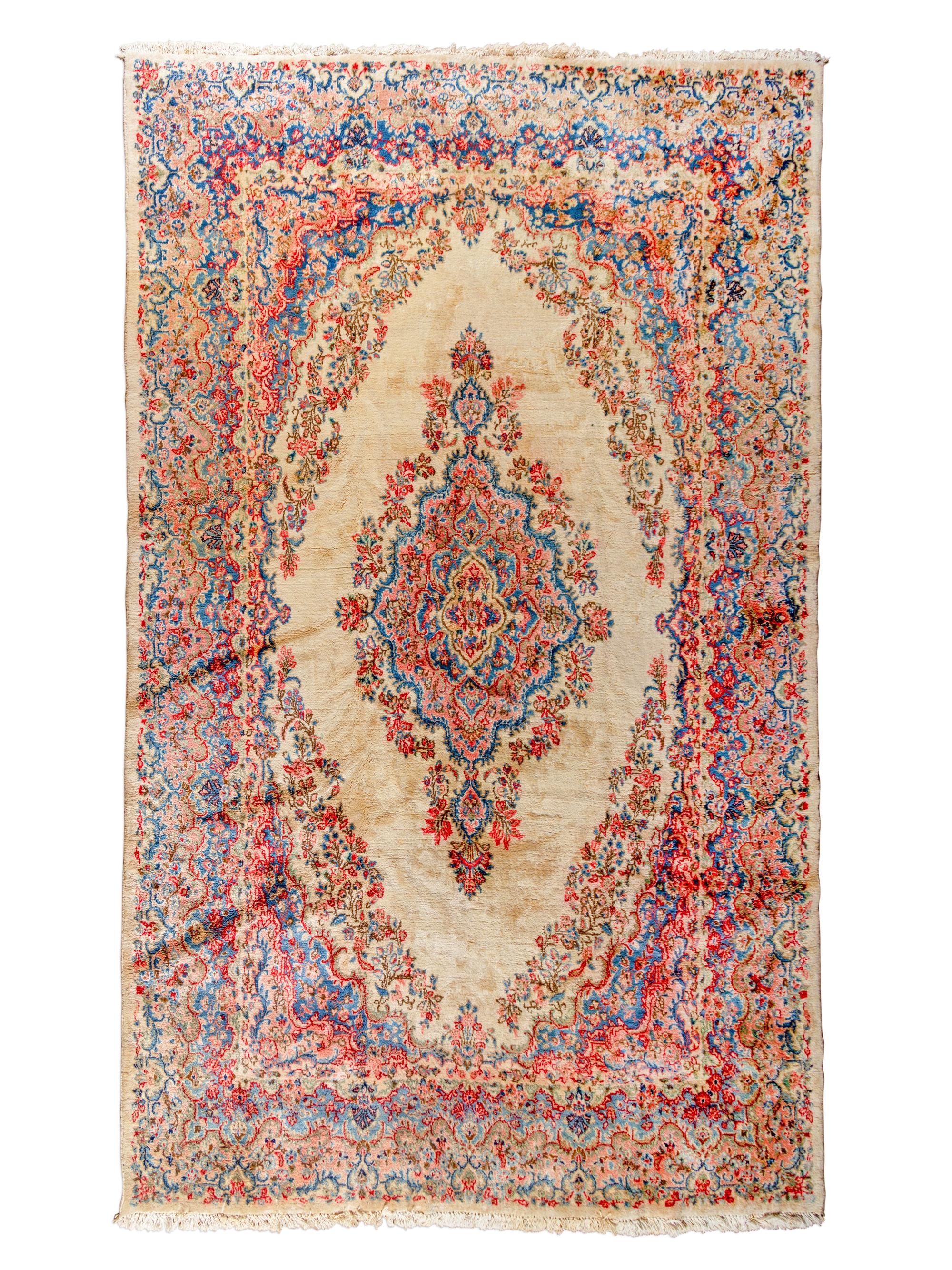 A Kirman Wool Rug