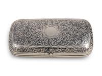 A Russian Niello Cigarette Case