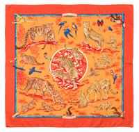 An Hermes 90cm Silk Scarf, 36"x36".