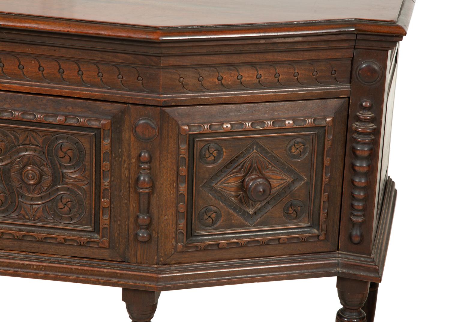 A Pair of Renaissance Revival Side Cabinets