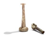 Two Roman Glass Unguentaria