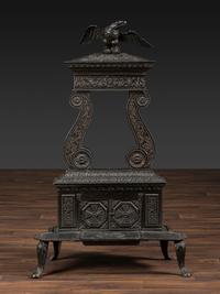 A Neoclassical Cast Iron Parlor Stove