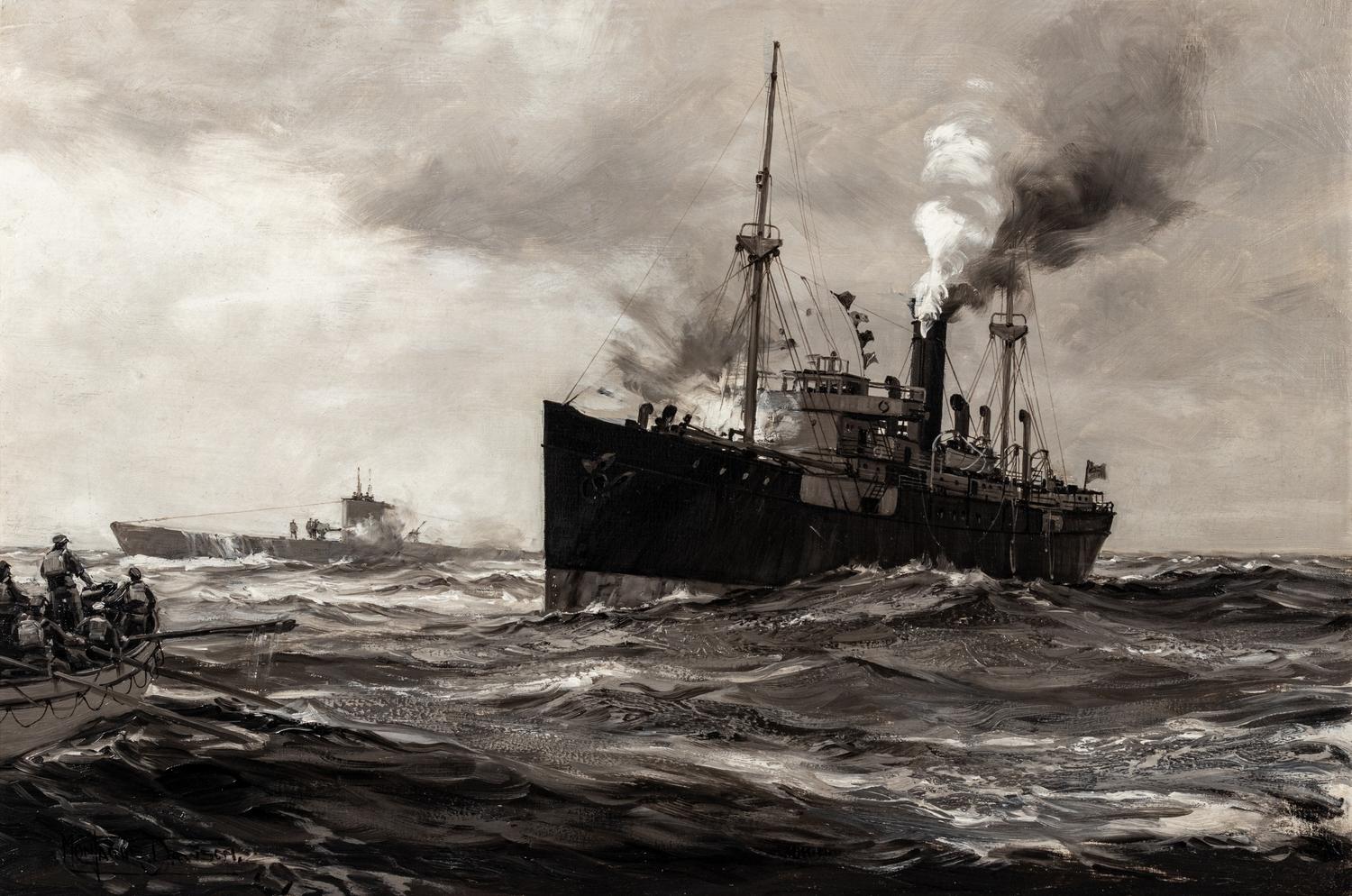 Victory Ship Attacked by German U-Boat