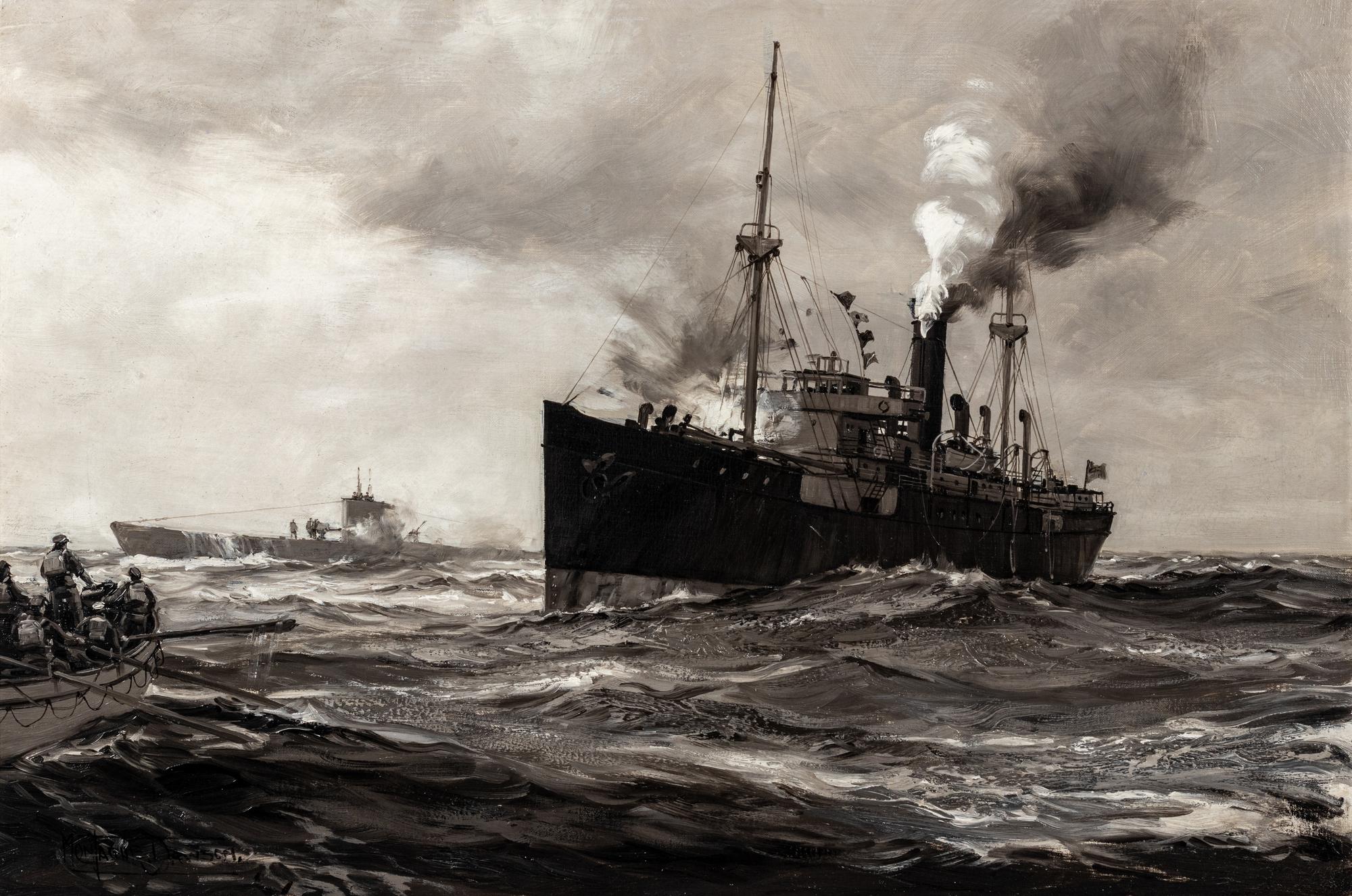 Victory Ship Attacked by German U-Boat